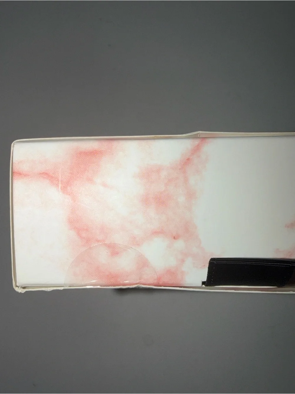BLISSY 100% MULBERRY SILK SLEEP MASK Rose White Marble w/Pouch NEW/SEALED BOX!
